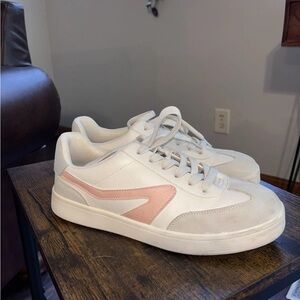 Dolce Vita White and Pink Sneakers